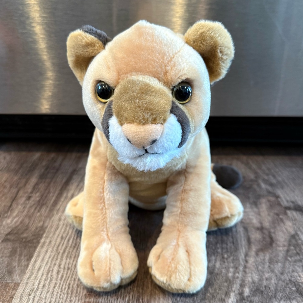 Wild Republic Plush Mountain Lion Cougar Cuddlekins 12 Inches Soft Kids Toy